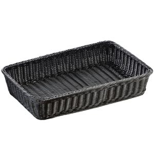 Buffetkorb aus Polypropylen, schwarz, GN 1/1