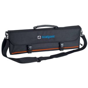 Stalgast Messertasche schwarz, zehn Fächer, 515 x 230 x 80 mm (BxTxH)
