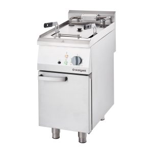Elektro-Fritteuse 10 Liter / Serie 700 ND - Einzelbecken / 15 kW, 400 x 700 x 250 mm (BxTxH)