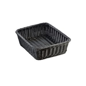 Buffetkorb aus Polypropylen, schwarz, GN 1/2