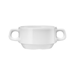Suppentasse mit Henkeln aus der Porzellanserie Kaszub/Hel 0,32 Liter