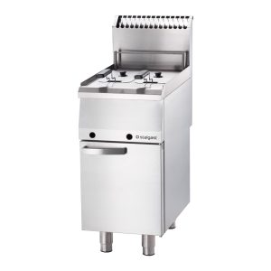Gas Fritteuse, 2x7 Liter / 12 kW / Doppelbecken, Serie 700 ND
