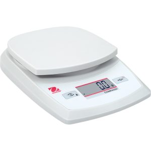 Portable Küchenwaage Kapazität 2 kg, Teilung 1 g, Abmessung 144 x 205 x 41 mm  mm (BxTxH)