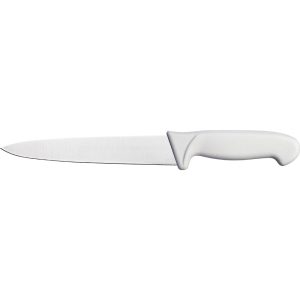 Spickmesser Premium, HACCP, Griff weiß, Edelstahlklinge 18 cm