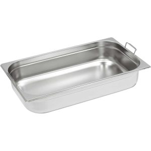 Gastronormbehälter mit Fallgriffen, Serie STANDARD, GN 1/1 (100mm)