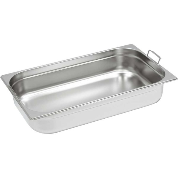 Gastronormbehälter mit Fallgriffen, Serie STANDARD, GN 1/1 (100mm)