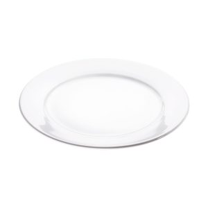 Flacher Teller, reinweißes Hotelporzellan, Serie Isabell, Ø 260 mm