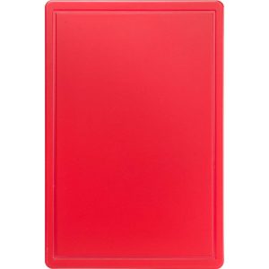 Schneidbrett, HACCP, Farbe rot, 600 x 400 x 18 mm (BxTxH)