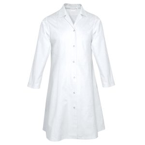 Nino Cucino Damen-Kochjacke langarm, weiß, Größe L