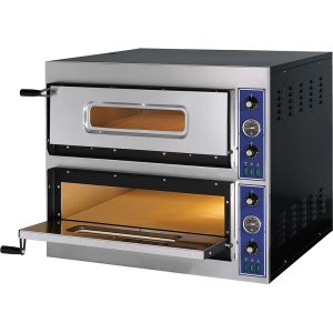GGF Pizzaofen E-Start Line mit zwei Kammern / 14,4 kW / 900x1080x750 mm (BxTxH)