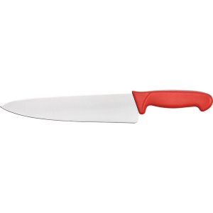 Kochmesser Premium, HACCP, Griff rot, Edelstahlklinge 20 cm