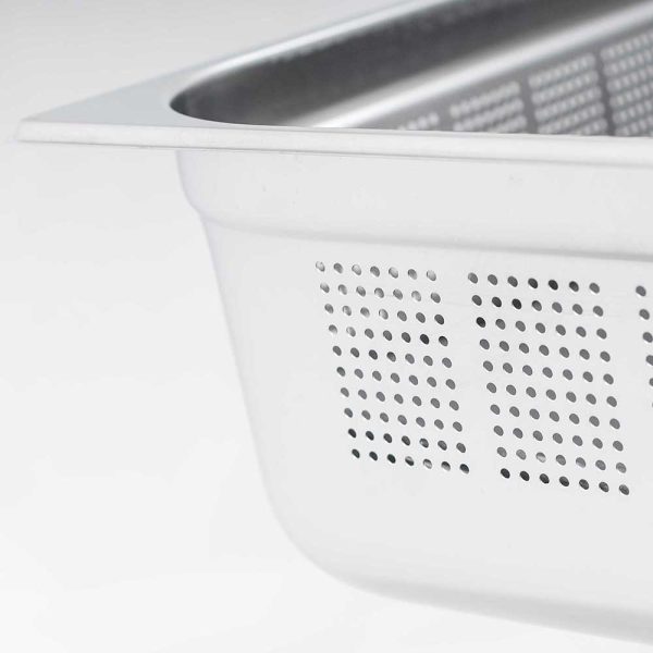 Gastronormbehälter Serie STANDARD, GN 1/1 (150mm), perforiert – Bild 2