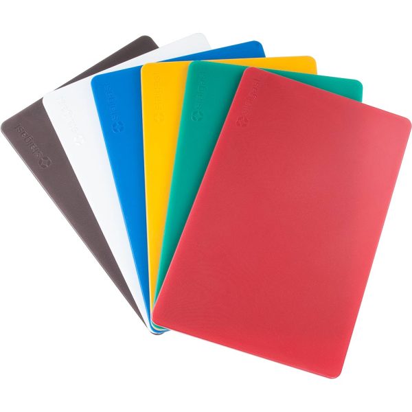 Schneidbrett, HACCP, Farbe grün, 450 x 300 x 13 mm (BxTxH) – Bild 2