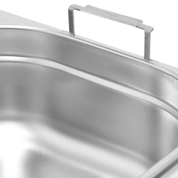 Gastronormbehälter mit Fallgriffen, Serie STANDARD, GN 1/2 (200mm) – Bild 2