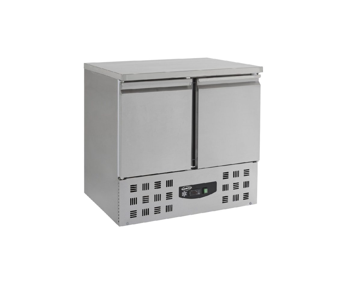 Tiefkuhltisch mit 2 Türen / 257 Liter / 900x700x850 mm