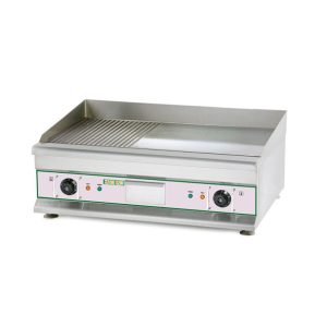 Elektro Grillplatte Glatt & Gerillt / 750x530x310 mm / 400V / 6kW