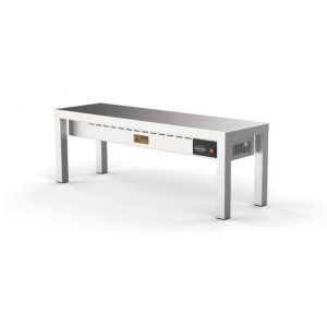 Aufsatzbord Keramisch beheizt 1 Stufig 1400x300 mm 4 Heaters 250 w