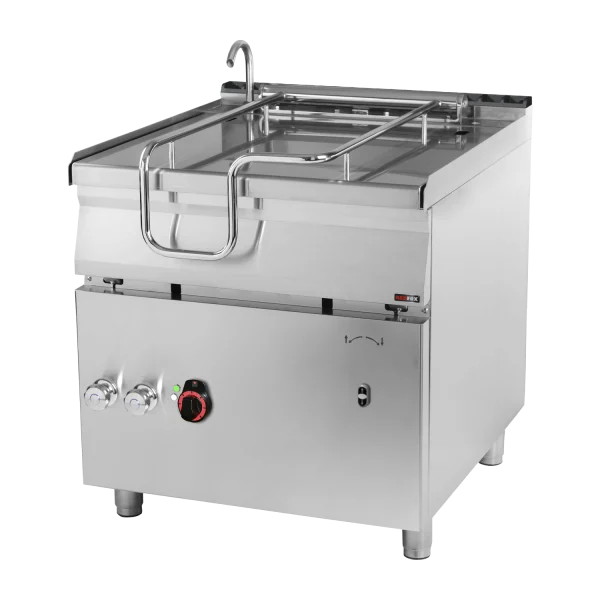 Automatische Kipppfanne elektrisch 80 l Edelstahlboden | REDFOX - BRM 90/80 E/N