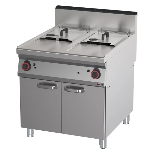 Gasfritteuse 2x 17 l | REDFOX - FE 90/80-17 G
