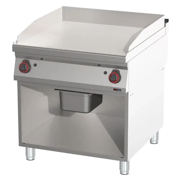 Grillplatte glatt Chrom | REDFOX - FTHC 90/80 G