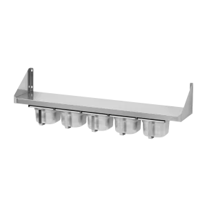 Regalboden mit Gewürzbehältern 5x GN 1/6 | REDFOX - PNK 102x65