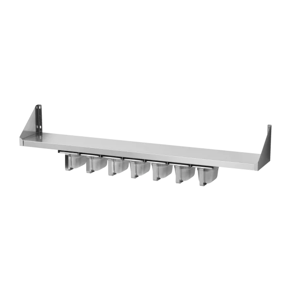 Regalboden mit Gewürzbehältern 7x GN 1/9 | REDFOX - PNK 122x97