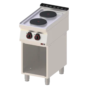 Herd elektrisch 2x Kochfeld mit Unterbau 400 V | REDFOX - SP 70/40 E