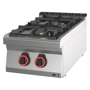 Gasherd 2x Brenner ECO ohne Unterbauten | REDFOX - SPB 70/04 G