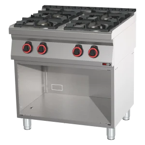 Gasherd 4x Brenner ECOmit Unterbau | REDFOX - SPB 70/80 G