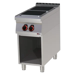 Herd elektrisch 2x Kochfeld mit Unterbau 400 V | REDFOX - SPQ 90/40 E