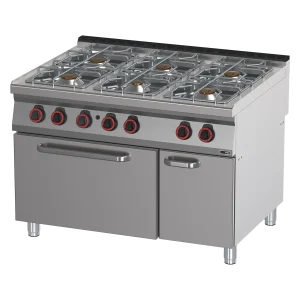 Gasherd mit Backofen 2/1 | REDFOX - SPT 90/120-21 G