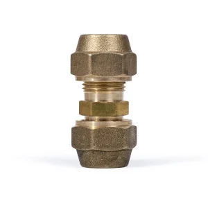 Verschraubung mit zwei 1/2" Muttern