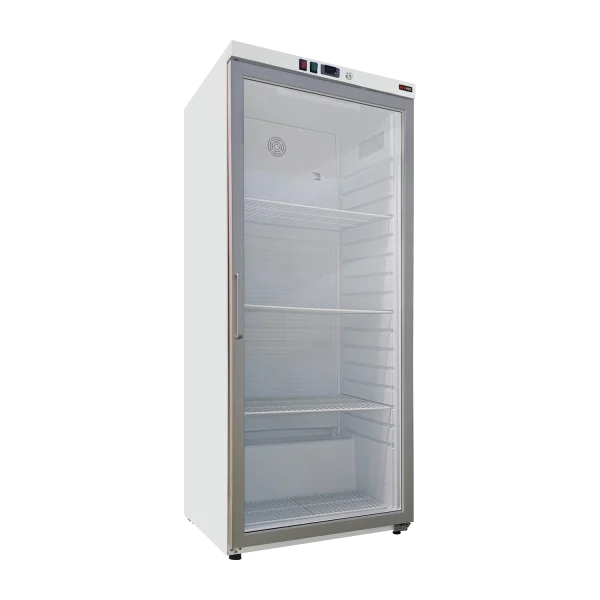 Kühlschrank 350 l, Glastür Türen, weiß | REDFOX - DRR 400/G