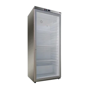 Kühlschrank 350 l, Glastür Türen, Edelstahl | REDFOX - DRR 400 GS
