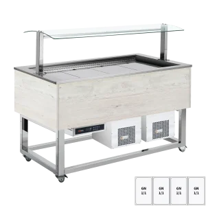 Kühlbuffet GN 4-1/1 Hemlock | REDFOX - ES BLUE+ 4H