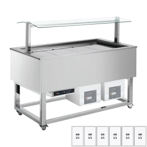 Kühlbuffet GN 6-1/1 RAL | REDFOX - ES BLUE+ 6R