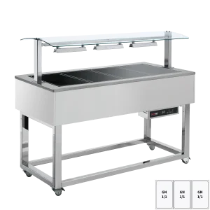 Warmhaltebuffet, Glaskeramik GN 3-1/1 RAL | REDFOX - ES BROWN+ 3R