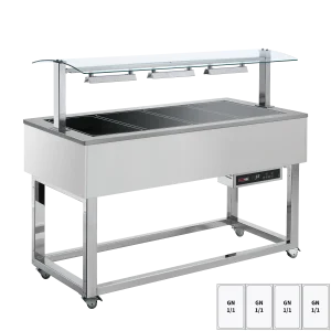 Warmhaltebuffet, Glaskeramik GN 4-1/1 RAL | REDFOX - ES BROWN+ 4R