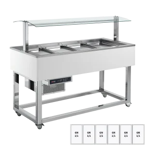 Kühlbuffet GN 6-1/1 RAL | REDFOX - ES GREEN+ 6R