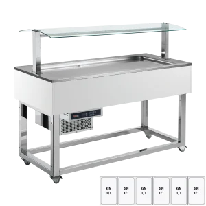 Kühlbuffet GN 6-1/1 RAL | REDFOX - ES LIME+ 6R