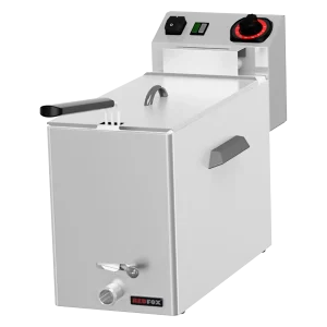 Fischfritteuse elektrisch 0,43 kW/l, 8 l Tisch mit Auslass 230 V | REDFOX - FE 08 V