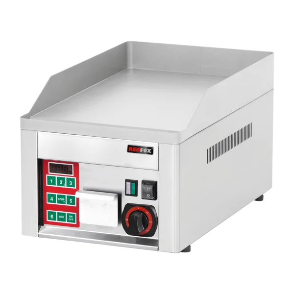 Grillplatte glatt mit digitalem Timer | REDFOX - FTHC 30 ED