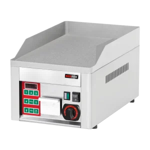 Grillplatte glatt mit digitalem Timer durable chrom | REDFOX - FTHC 30 ED