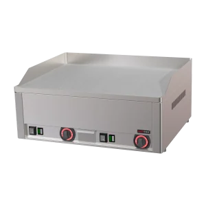 Grillplatte 65x48 elektrisch Durable Chrome glatt Tisch 400 V | REDFOX - FTHC 60 E