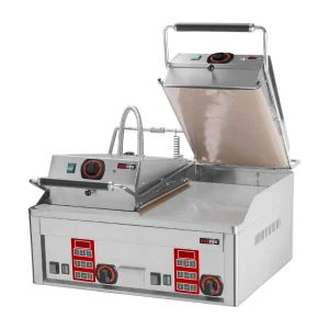 Grillplatte elektrisch glatt durable chrom | REDFOX - FTHC 60 ED + 2x KD 30 T