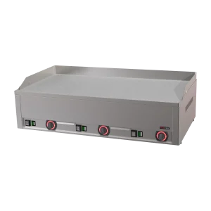 Grillplatte 97x48 elektrisch Durable Chrome glatt Tisch 400 V | REDFOX - FTHC 90 E