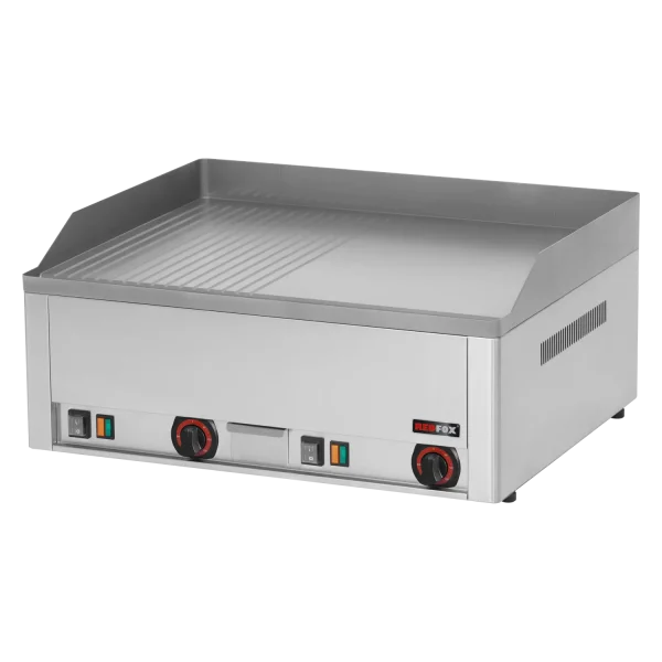 Grillplatte 65x48 elektrisch kombiniert Tisch 400 V | REDFOX - FTHR 60 E