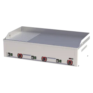 Grillplatte 97x48 elektrisch kombiniert Tisch 400 V | REDFOX - FTHR 90 E