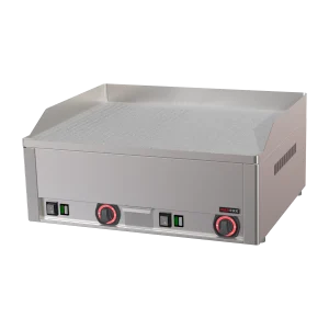 Grillplatte 65x48 elektrisch Durable Chrome kombiniert Tisch | REDFOX - FTHRC 60 E