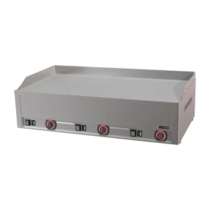 Grillplatte 97x48 elektrisch Durable Chrome kombiniert Tisch 400 V | REDFOX - FTHRC 90 E
